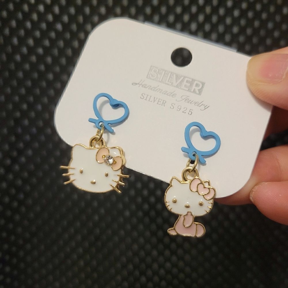 2/$20 Brand New Hello Kitty S925 Silver Earrings